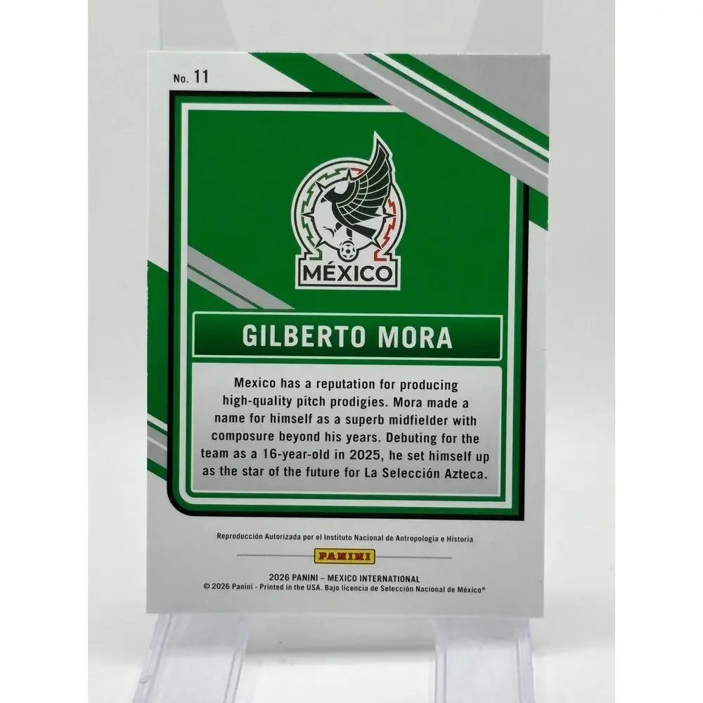 2026 Panini International Gilberto Mora Rookie Base Mexico Soccer RC